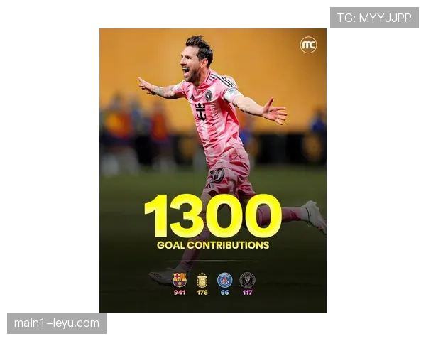 梅西职业生涯参与进球达1300个 成为足球史上首达此成就球员